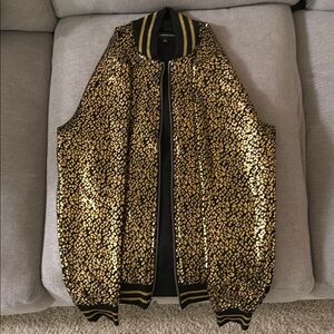 INC International Concepts Gold and Black Jacket